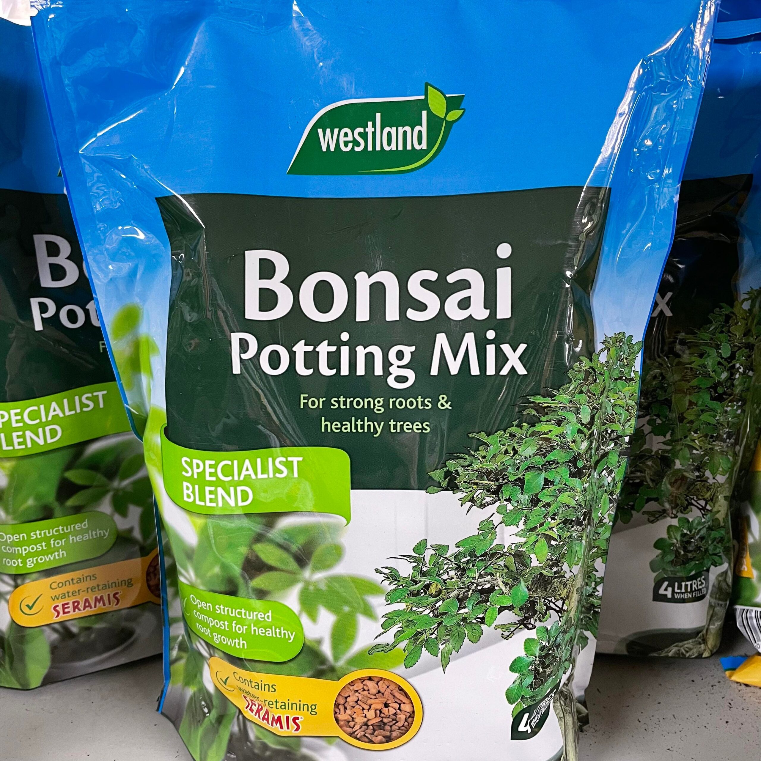 Westland Bonsai Potting Mix 4ltr easy carry bag Eden Park Garden Centre
