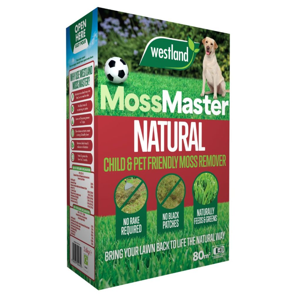 Westland MossMaster Natural Child & Pet Friendly Moss Remover 80m2